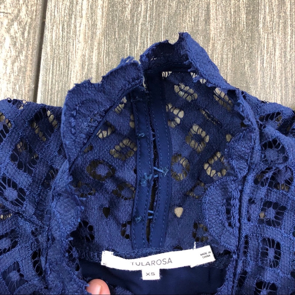 Revolve Tularosa Matilda lace dress, navy NWT - Picture 7 of 8